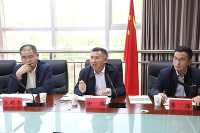 山東華貿控股集團常務副總裁徐瑞來天水經開區考察(圖)